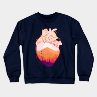 My heart belongs to nature Crewneck Sweatshirt